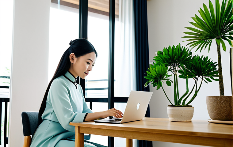 인테리어 디자인 스타일별 특징 분석 - **

A modern Hanoi apartment living room, bathed in natural light. A businesswoman, fully clothed in...